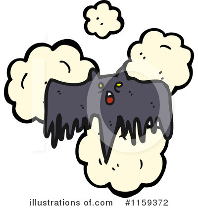 Royalty-Free (RF) Vampire Bat Clipart Illustration by lineartestpilot - Stock Sample #1159372