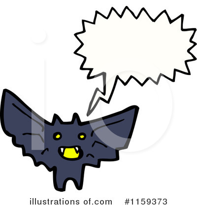 Royalty-Free (RF) Vampire Bat Clipart Illustration by lineartestpilot - Stock Sample #1159373