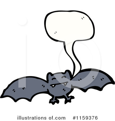 Royalty-Free (RF) Vampire Bat Clipart Illustration by lineartestpilot - Stock Sample #1159376