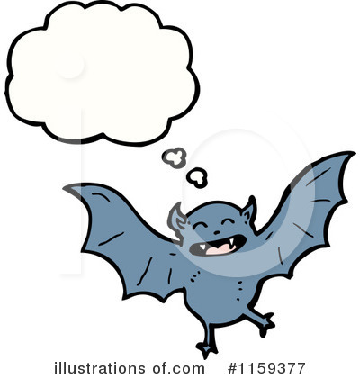 Royalty-Free (RF) Vampire Bat Clipart Illustration by lineartestpilot - Stock Sample #1159377