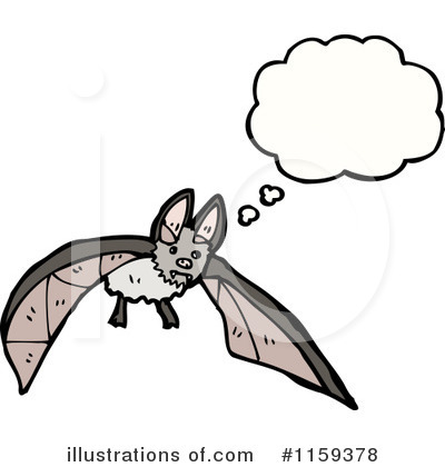 Royalty-Free (RF) Vampire Bat Clipart Illustration by lineartestpilot - Stock Sample #1159378
