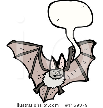 Royalty-Free (RF) Vampire Bat Clipart Illustration by lineartestpilot - Stock Sample #1159379