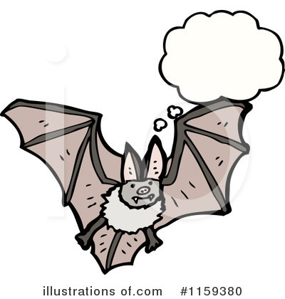 Royalty-Free (RF) Vampire Bat Clipart Illustration by lineartestpilot - Stock Sample #1159380