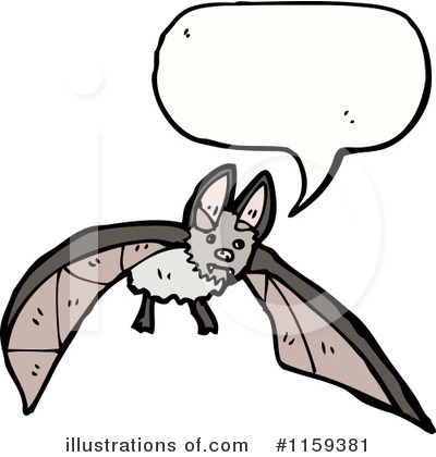 Royalty-Free (RF) Vampire Bat Clipart Illustration by lineartestpilot - Stock Sample #1159381