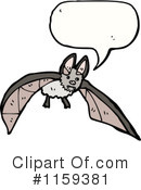 Vampire Bat Clipart #1159381 by lineartestpilot