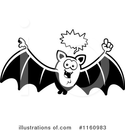 Royalty-Free (RF) Vampire Bat Clipart Illustration by Cory Thoman - Stock Sample #1160983