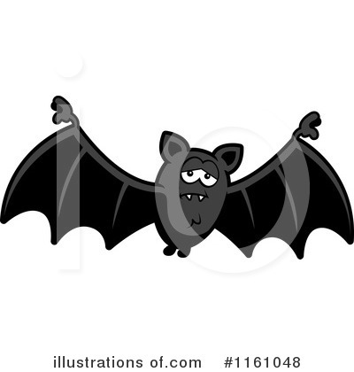 Bat Clipart #1161048 by Cory Thoman
