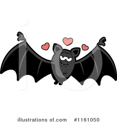 Vampire Bat Clipart #1161050 by Cory Thoman