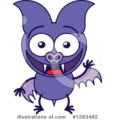 Royalty-Free (RF) Vampire Bat Clipart Illustration by Zooco - Stock Sample #1283482