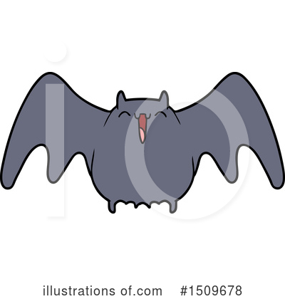Flying Bat Clipart #1509678 by lineartestpilot