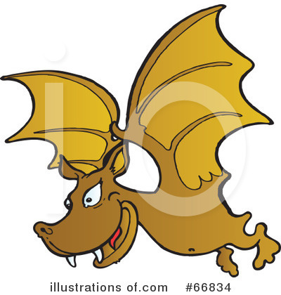 Royalty-Free (RF) Vampire Bat Clipart Illustration by Snowy - Stock Sample #66834