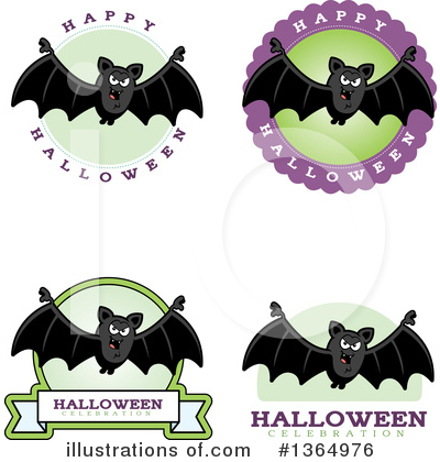 Royalty-Free (RF) Vampire Bats Clipart Illustration by Cory Thoman - Stock Sample #1364976