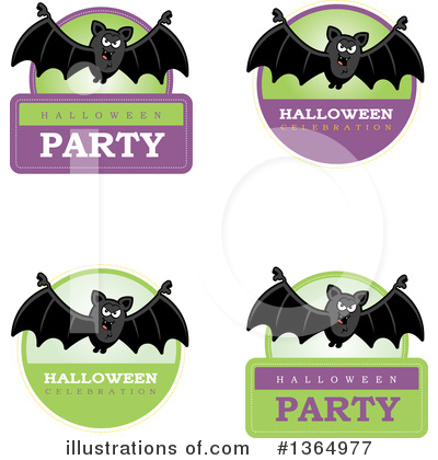 Royalty-Free (RF) Vampire Bats Clipart Illustration by Cory Thoman - Stock Sample #1364977
