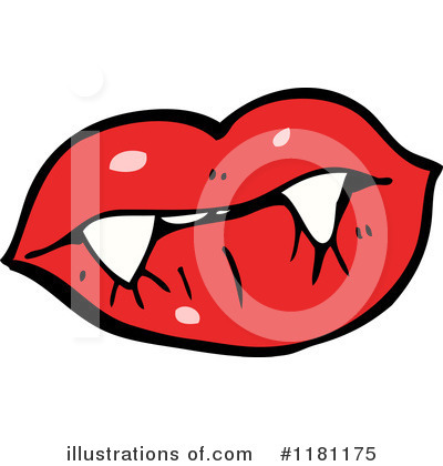 Vampire Lips Clipart #1181175 by lineartestpilot