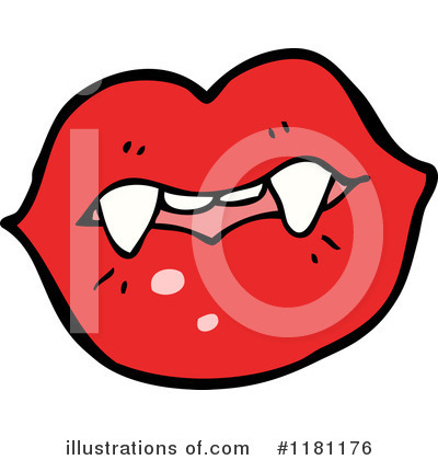 Vampire Lips Clipart #1181176 by lineartestpilot