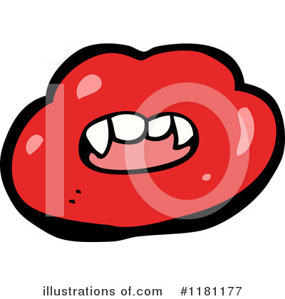 Vampire Lips Clipart #1181177 by lineartestpilot