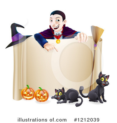 Royalty-Free (RF) Vampire Clipart Illustration by AtStockIllustration - Stock Sample #1212039