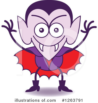 Royalty-Free (RF) Vampire Clipart Illustration by Zooco - Stock Sample #1263791