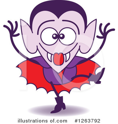 Royalty-Free (RF) Vampire Clipart Illustration by Zooco - Stock Sample #1263792