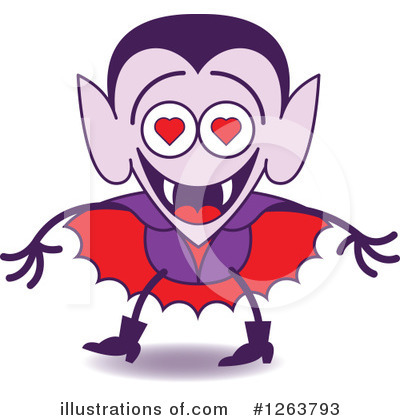 Royalty-Free (RF) Vampire Clipart Illustration by Zooco - Stock Sample #1263793