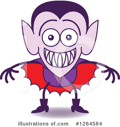 Royalty-Free (RF) Vampire Clipart Illustration by Zooco - Stock Sample #1264564