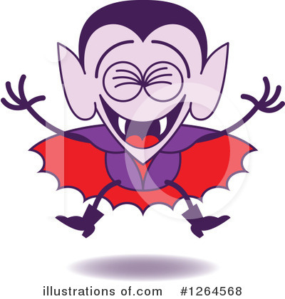 Royalty-Free (RF) Vampire Clipart Illustration by Zooco - Stock Sample #1264568