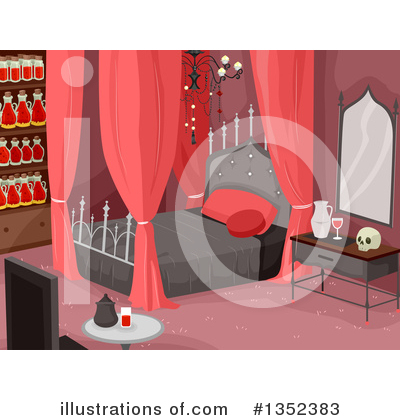 Bedroom Clipart #1352383 by BNP Design Studio