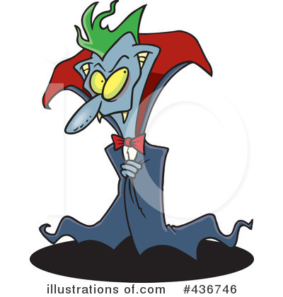 Royalty-Free (RF) Vampire Clipart Illustration by toonaday - Stock Sample #436746