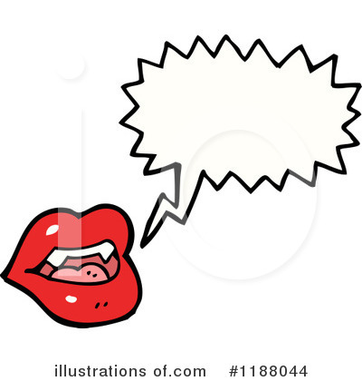 Royalty-Free (RF) Vampire Lips Clipart Illustration by lineartestpilot - Stock Sample #1188044