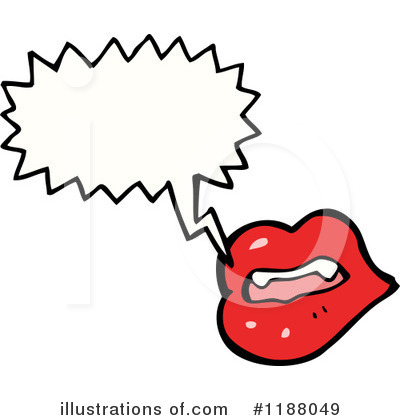 Royalty-Free (RF) Vampire Lips Clipart Illustration by lineartestpilot - Stock Sample #1188049