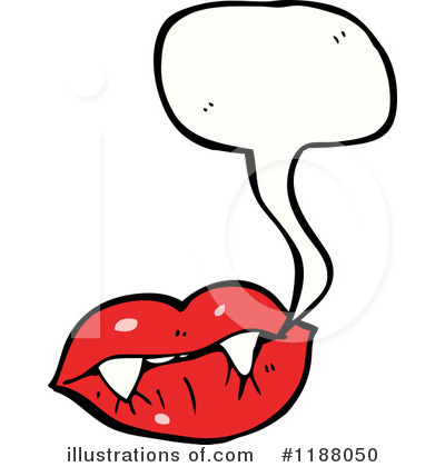 Royalty-Free (RF) Vampire Lips Clipart Illustration by lineartestpilot - Stock Sample #1188050