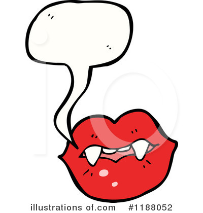 Royalty-Free (RF) Vampire Lips Clipart Illustration by lineartestpilot - Stock Sample #1188052