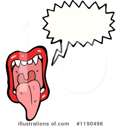 Royalty-Free (RF) Vampire Lips Clipart Illustration by lineartestpilot - Stock Sample #1190496
