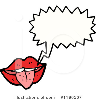 Royalty-Free (RF) Vampire Lips Clipart Illustration by lineartestpilot - Stock Sample #1190507