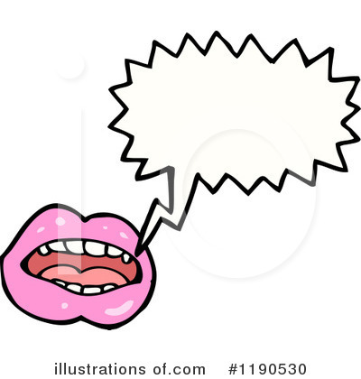 Royalty-Free (RF) Vampire Lips Clipart Illustration by lineartestpilot - Stock Sample #1190530