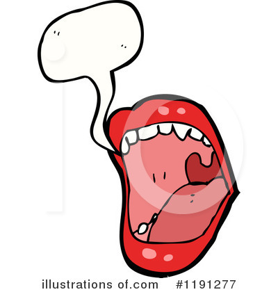 Royalty-Free (RF) Vampire Lips Clipart Illustration by lineartestpilot - Stock Sample #1191277