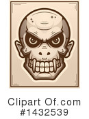 Vampire Skull Clipart #1432539 by Cory Thoman