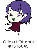 Vampiress Clipart #1518049 by lineartestpilot