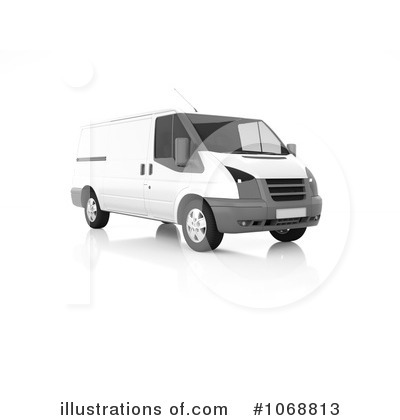 Delivery Van Clipart #1068813 by chrisroll