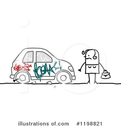 Royalty-Free (RF) Vandalism Clipart Illustration by NL shop - Stock Sample #1198821