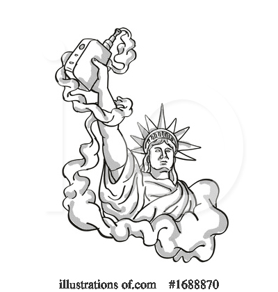 Royalty-Free (RF) Vaping Clipart Illustration by patrimonio - Stock Sample #1688870