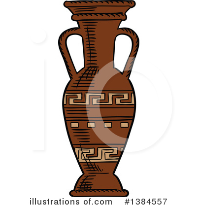 Vase Clipart #1384557 by Vector Tradition SM