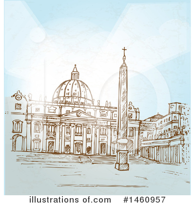 Royalty-Free (RF) Vatican City Clipart Illustration by Domenico Condello - Stock Sample #1460957