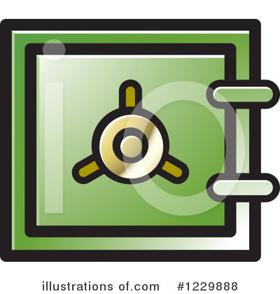 Bank Safe Clipart #1229888 by Lal Perera