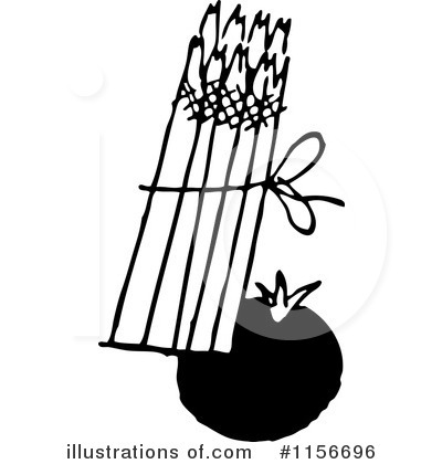 Royalty-Free (RF) Vegetable Clipart Illustration by BestVector - Stock Sample #1156696