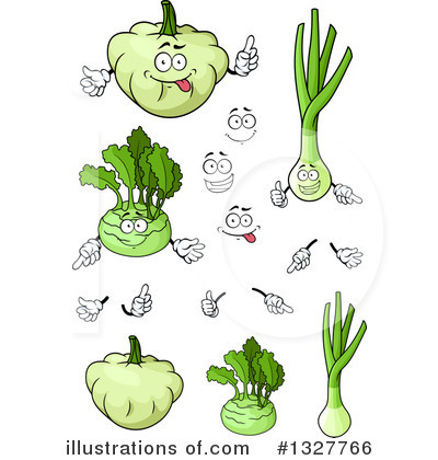 Leek Clipart #1327766 by Vector Tradition SM