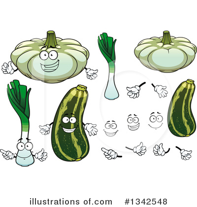 Leek Clipart #1342548 by Vector Tradition SM
