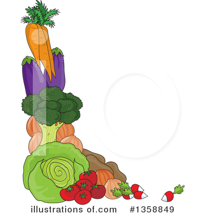 Eggplant Clipart #1358849 by Maria Bell