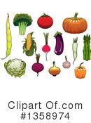 Vegetable Clipart #1358974 by Vector Tradition SM