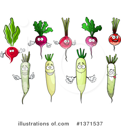 Royalty-Free (RF) Vegetable Clipart Illustration by Vector Tradition SM - Stock Sample #1371537